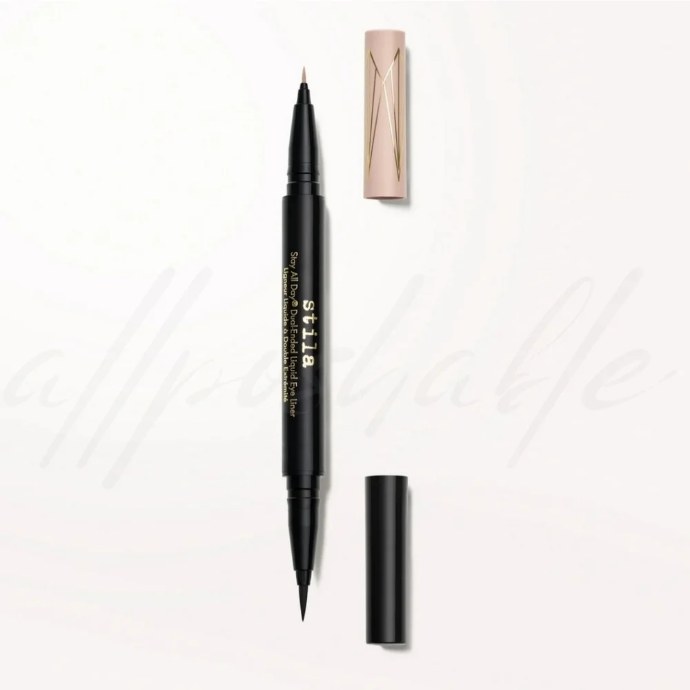 Stila Stay All Day Dual-Ended Liquid  Eyeliner - Intense Black & Kitten Kosmo
